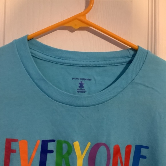 PROUD SUPPORTER AUTISM SPEAKS TEAL T-SHIRT Size M - Picture 8 of 14